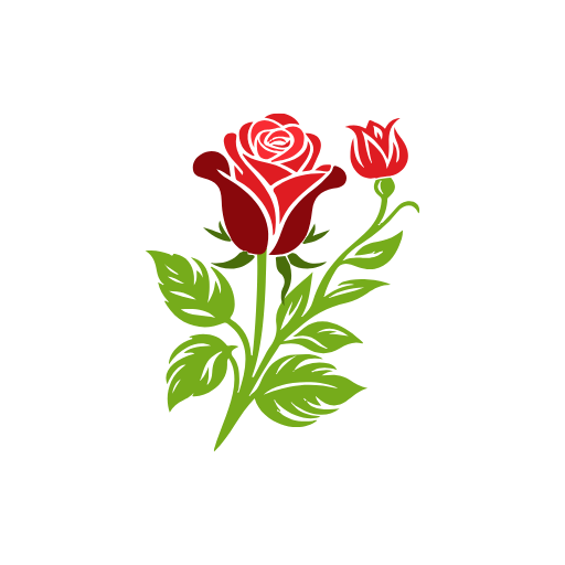 Rose Flower Element