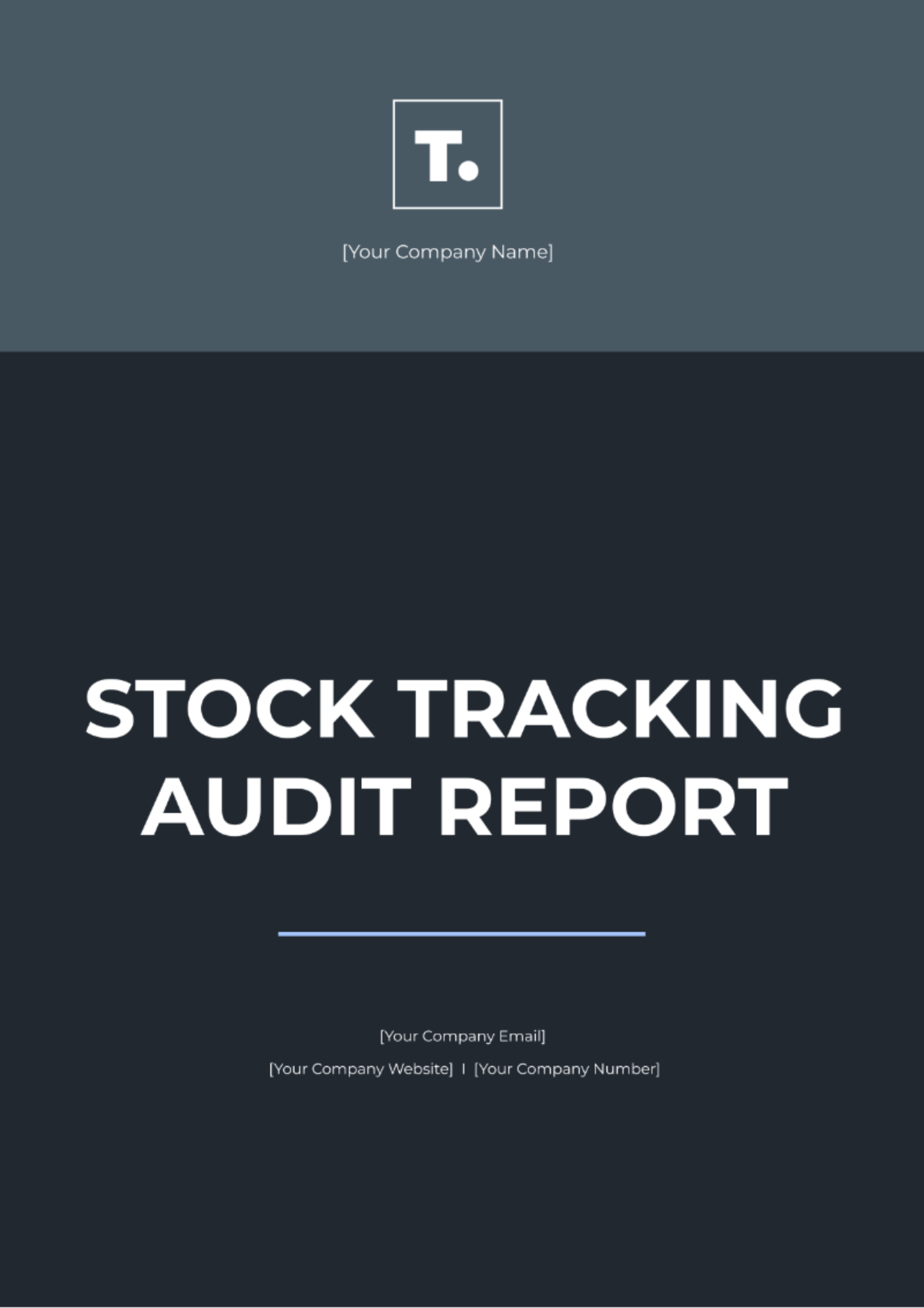 Stock Tracking Audit Report Template - Edit Online & Download