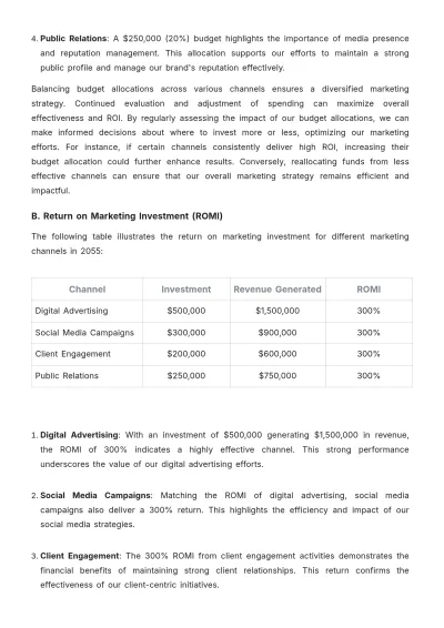 Free Architecture Marketing Report Template to Edit Online