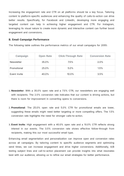 Free Architecture Marketing Report Template to Edit Online