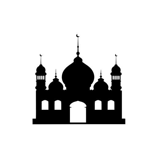 Mosque Silhouette Element
