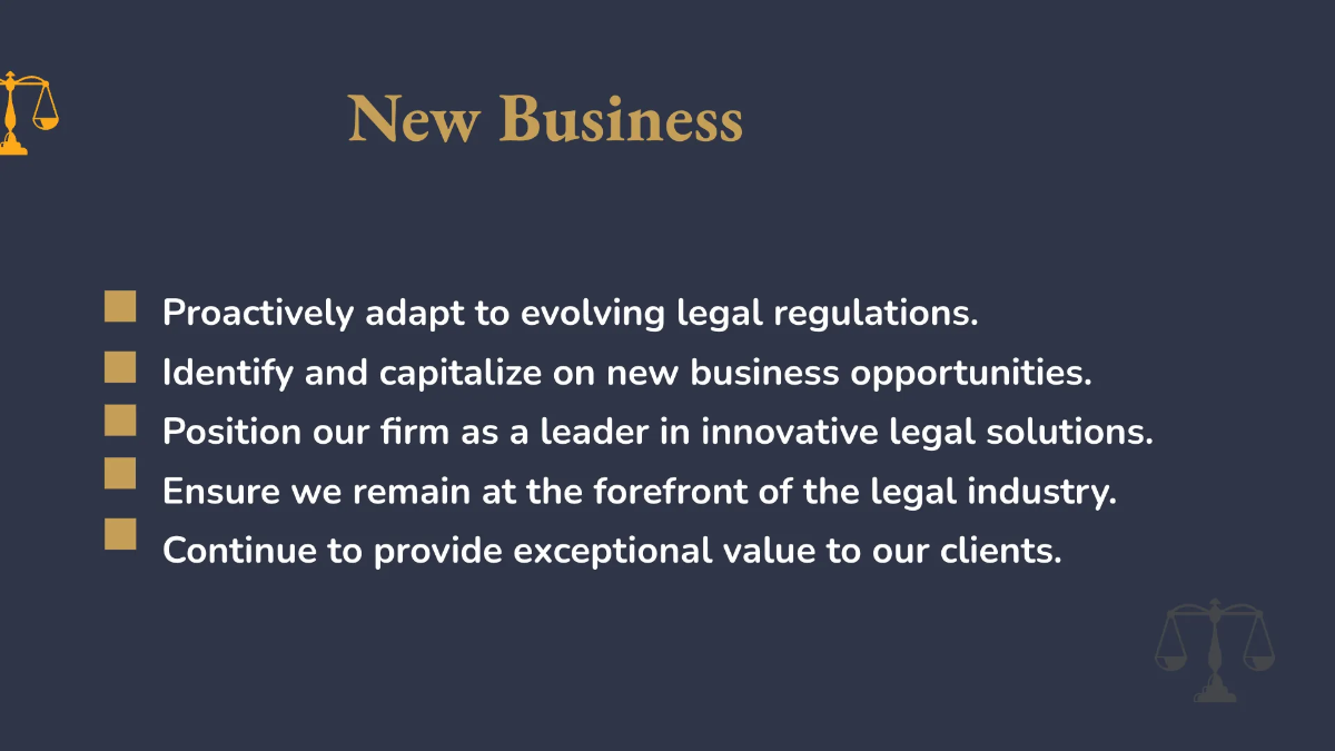 Free Law Firm Agenda Presentation Template to Edit Online