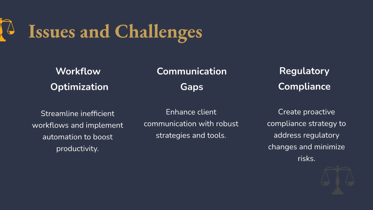 Free Law Firm Agenda Presentation Template to Edit Online