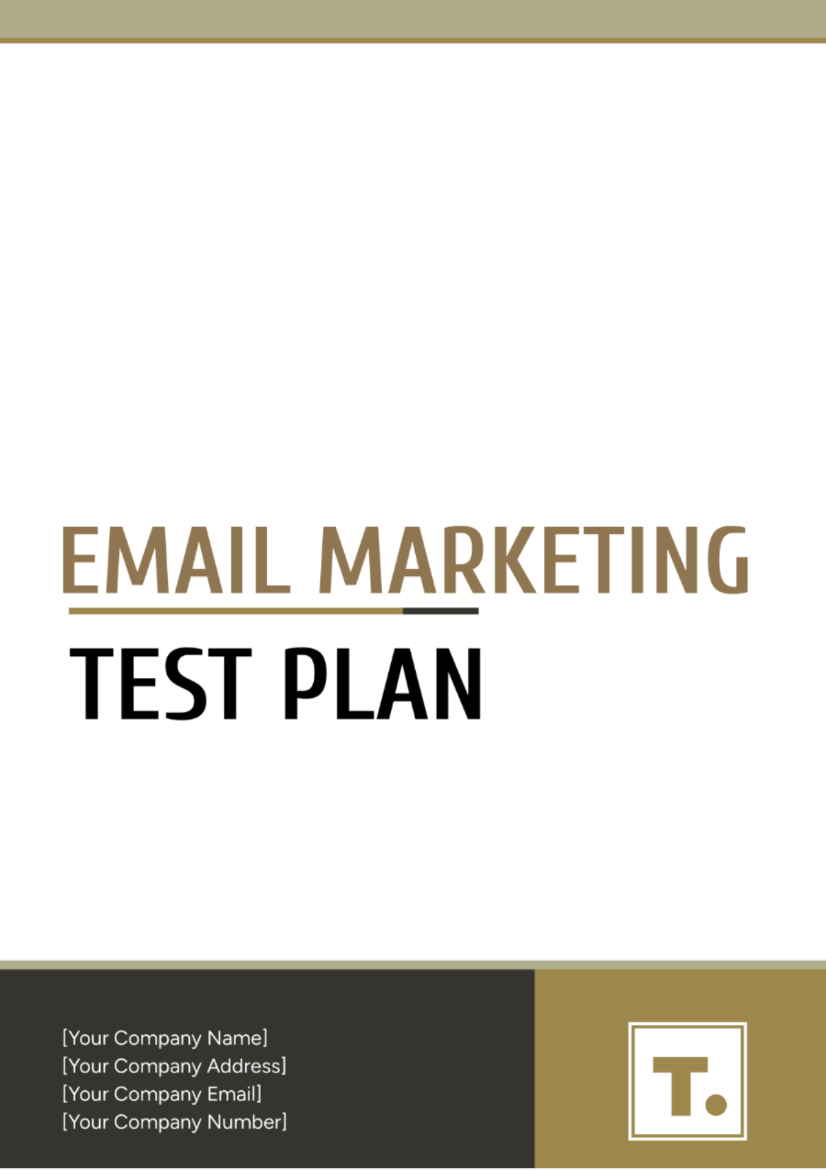 Email Marketing Test Plan Template - Edit Online & Download