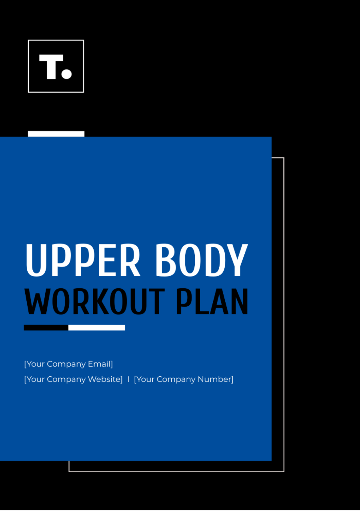 Free Upper Body Workout Plan Template