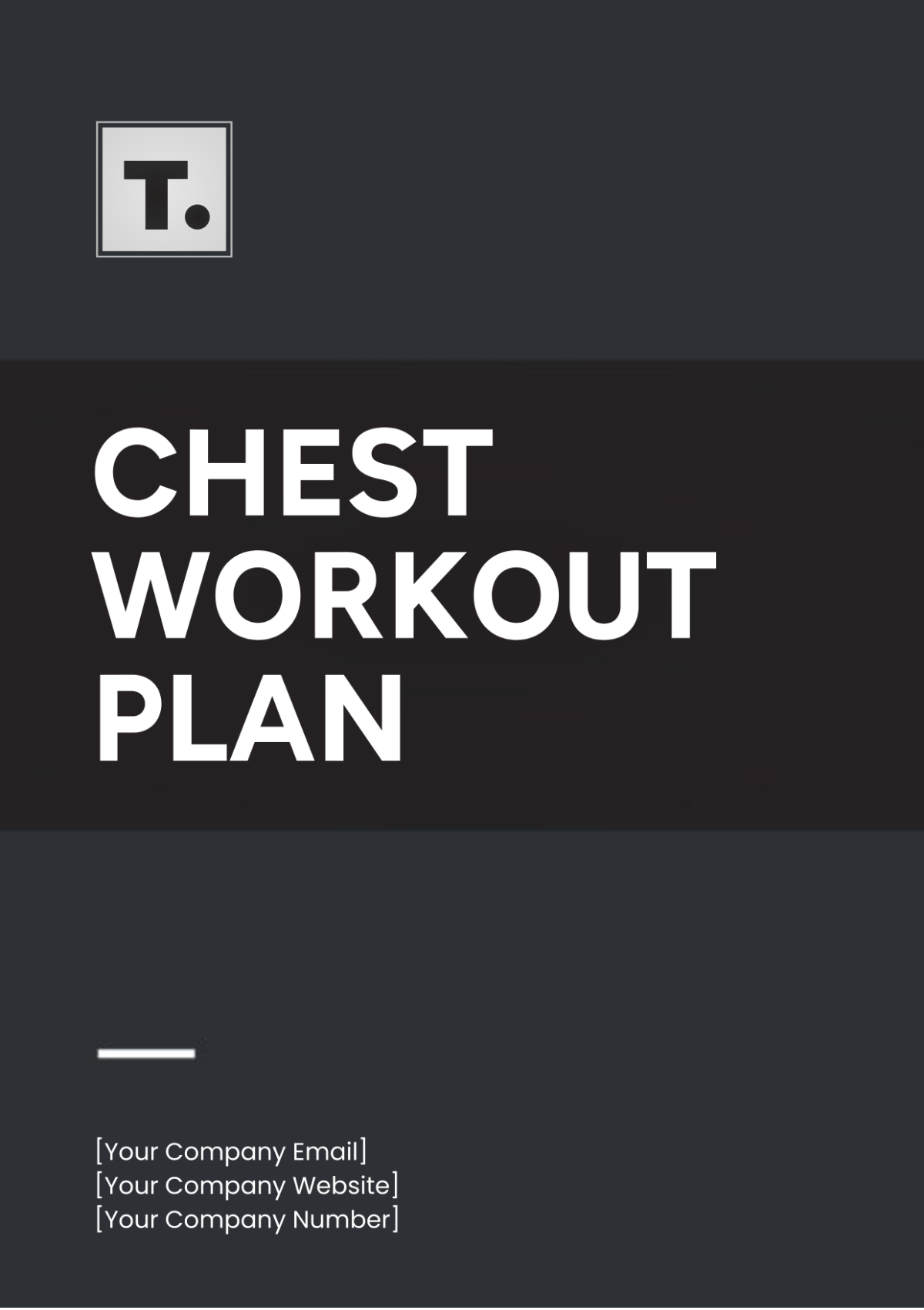 Free Chest Workout Plan Template