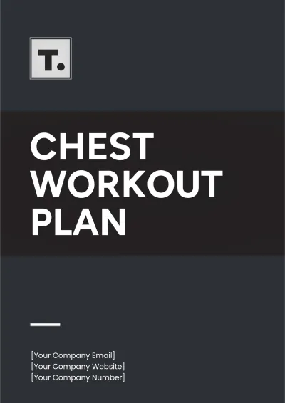 Free Chest Workout Plan Template to Edit Online