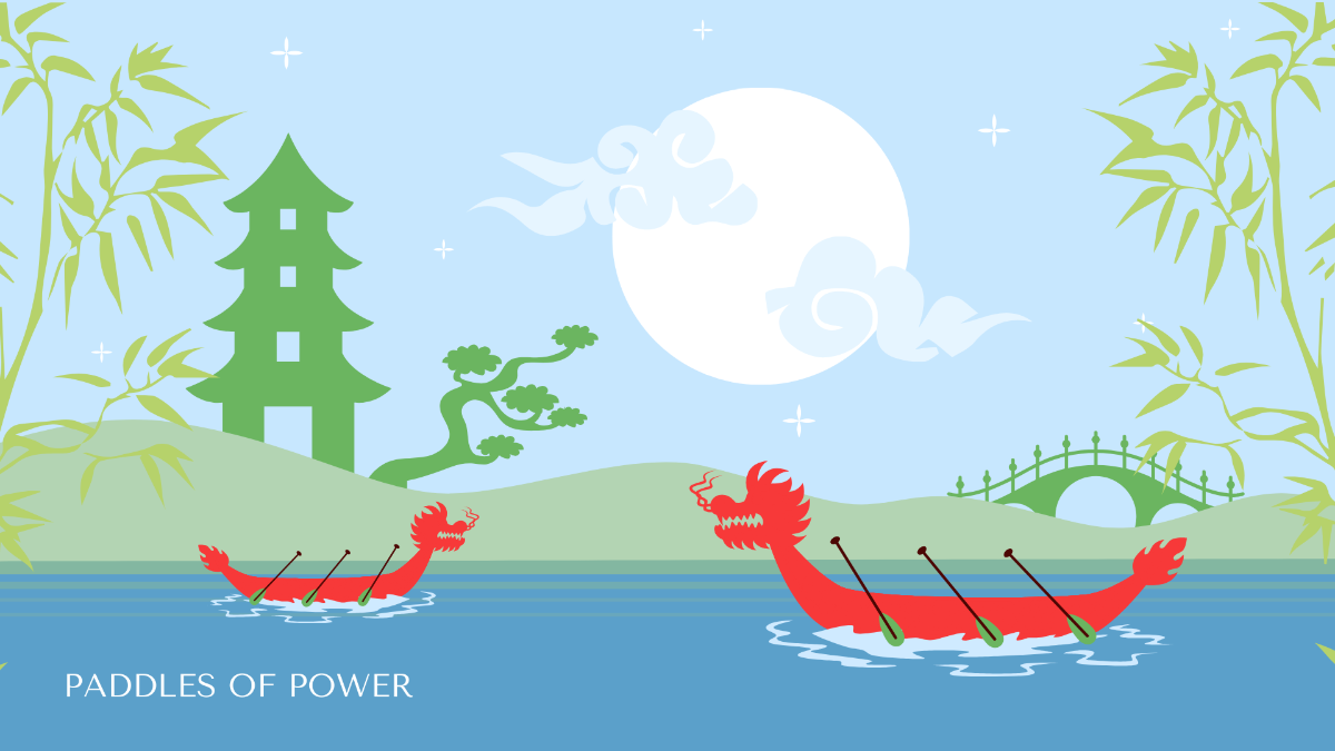 Free Happy Dragon Boat Festival Background Template
