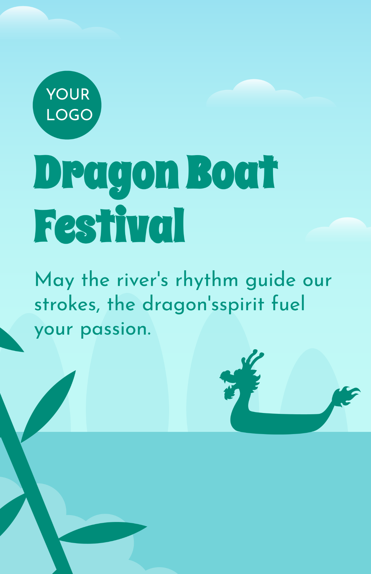 Atmosphere Dragon Boat Festival Poster