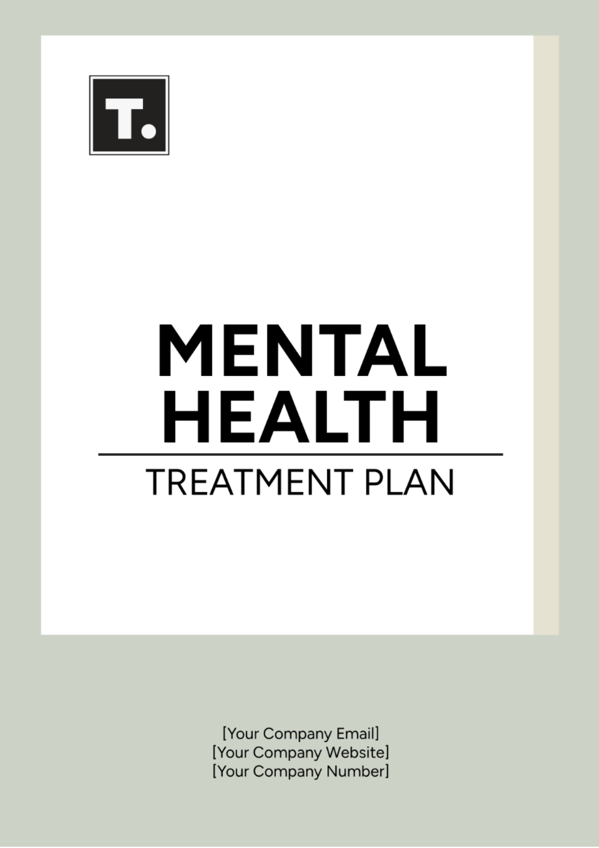 Mental Health Treatment Plan Template - Edit Online & Download