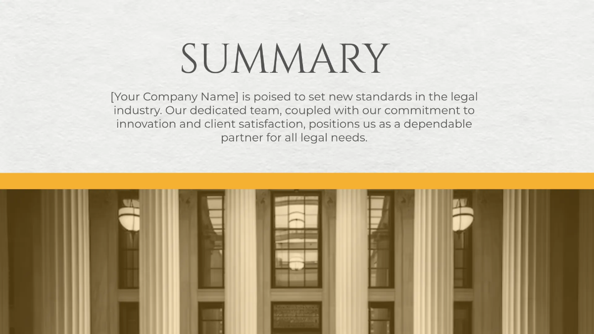 Free Law Firm Introduction Presentation Template to Edit Online