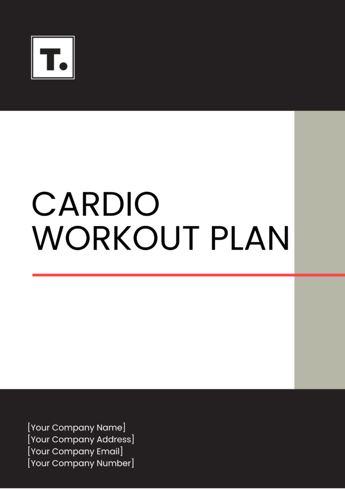 Free Cardio Workout Plan Template