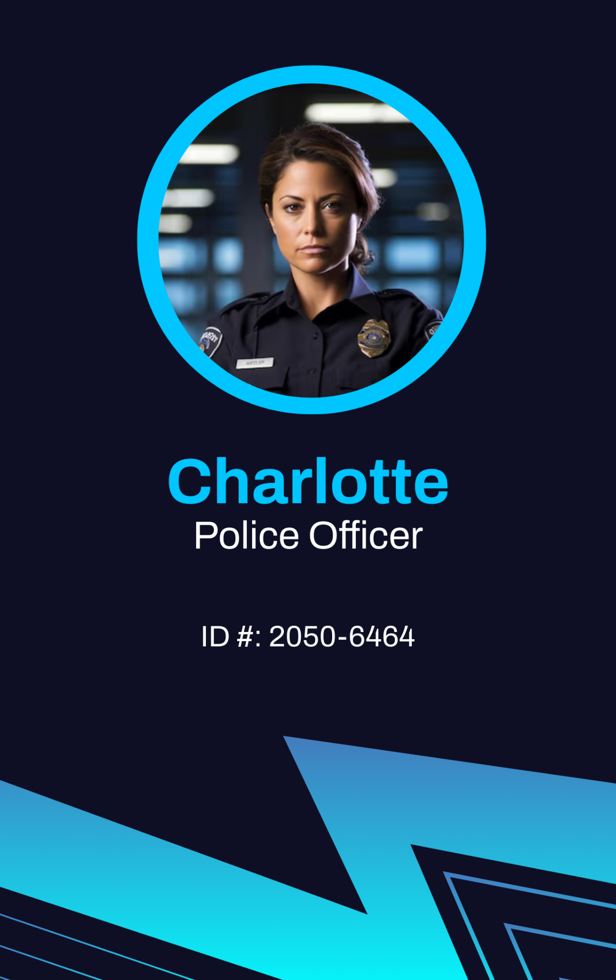 Free Police ID Card Template To Edit Online