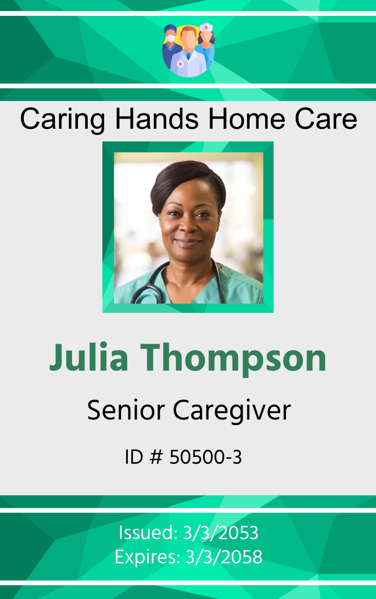 Caregiver ID Card