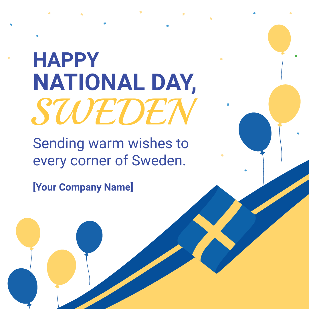National Day of Sweden Facebook Post