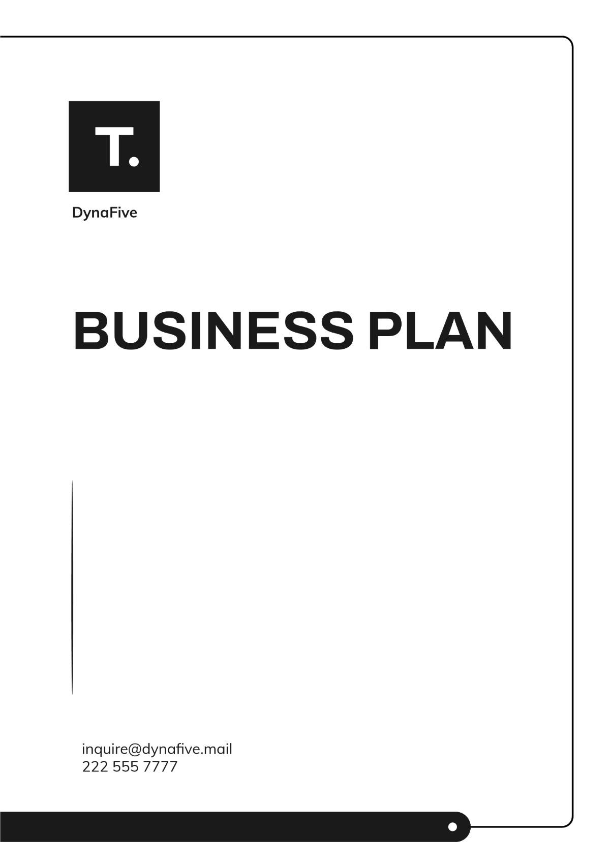 Free Business Plan Templates Editable And Printable