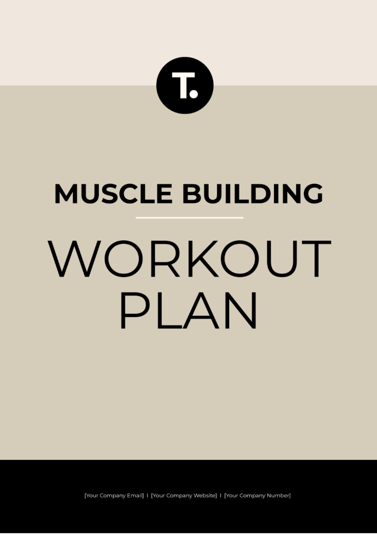 Free Muscle Building Workout Plan Template