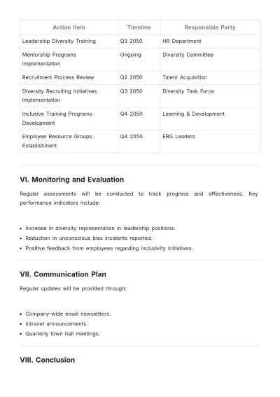 Free Printable Action Plan Template to Edit Online