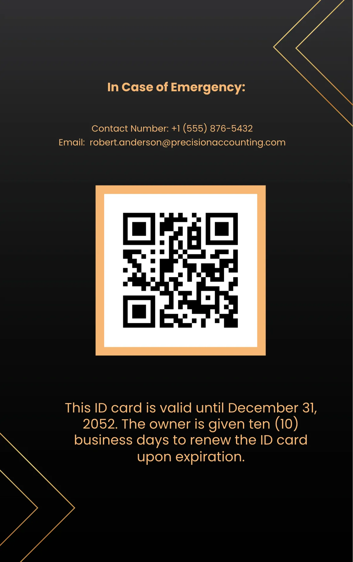 Free Luxury Id Card Design Template to Edit Online