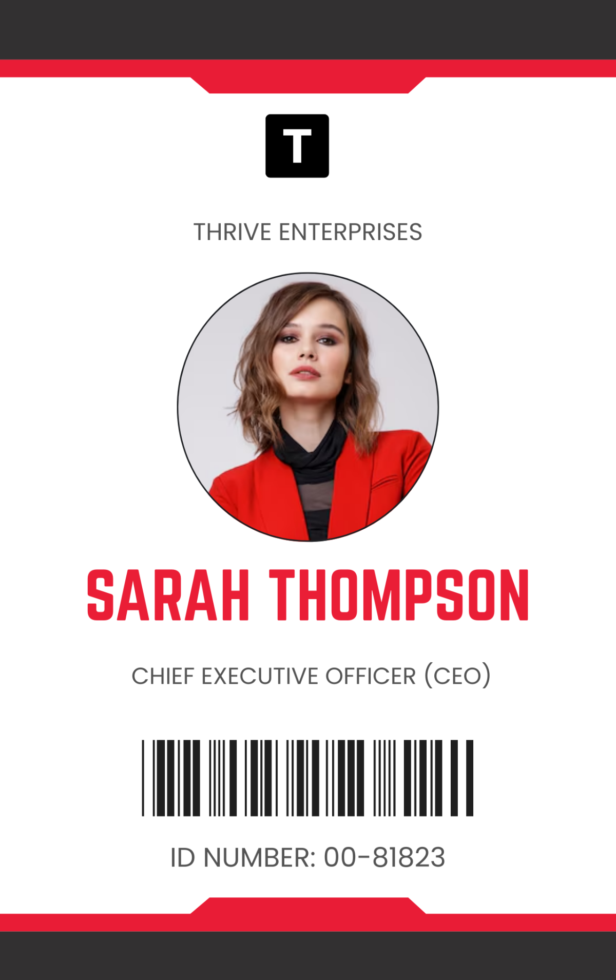 Business Enterprise ID Card Template - Edit Online & Download