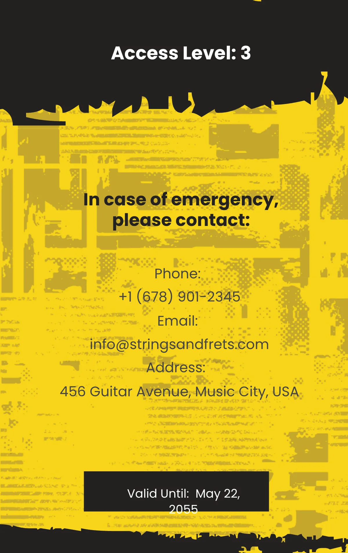 Free Urban ID Card Template to Edit Online