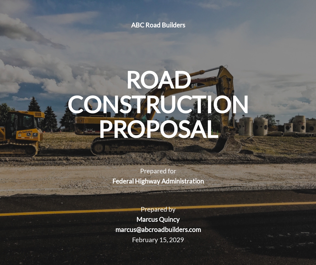 38 FREE Construction Proposal Templates Edit Download Template