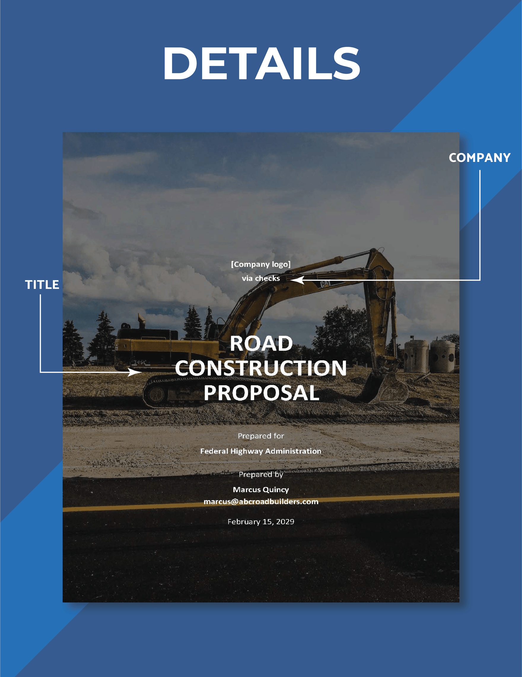 Road Construction Proposal Template