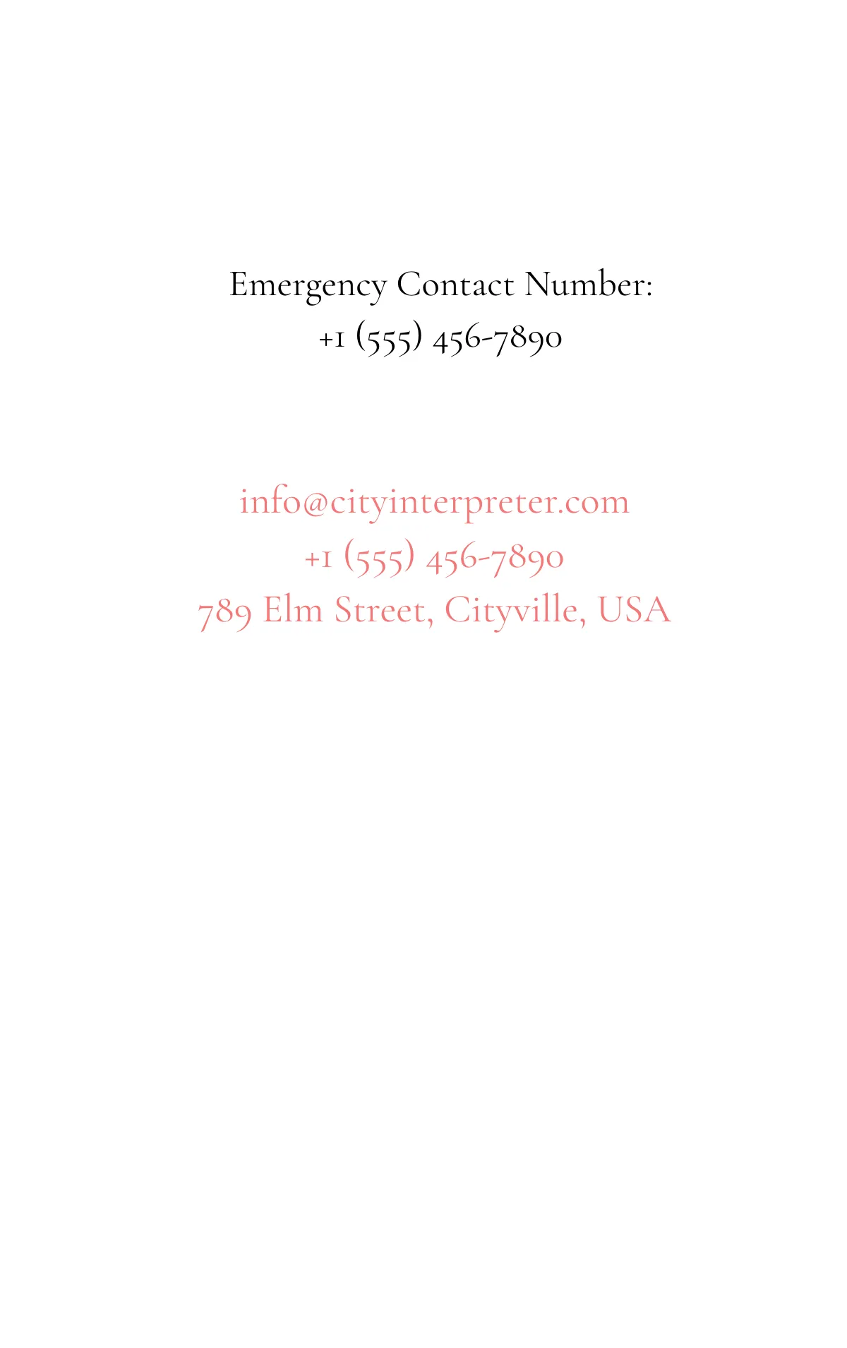 Free Interpreter ID Card Template to Edit Online