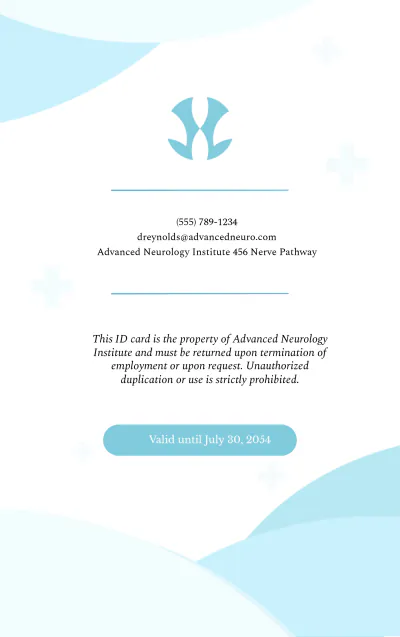 Free Neurologist ID Card to Edit Online