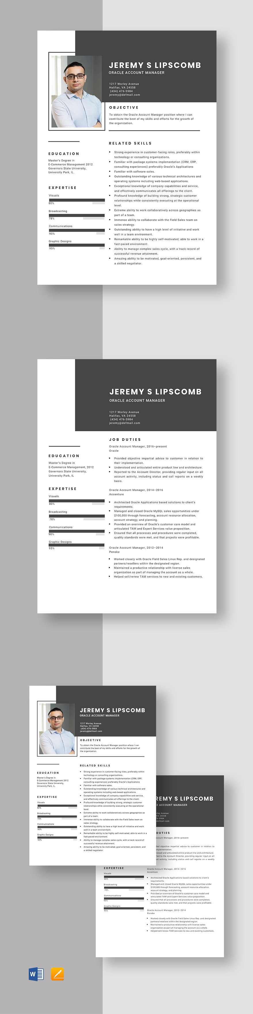 free-oracle-account-manager-resume-template-word-apple-pages