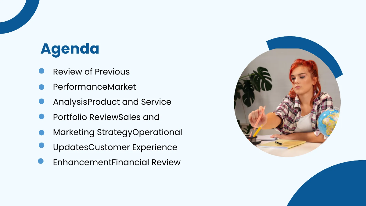 Free Travel Agency Agenda Presentation Template to Edit Online