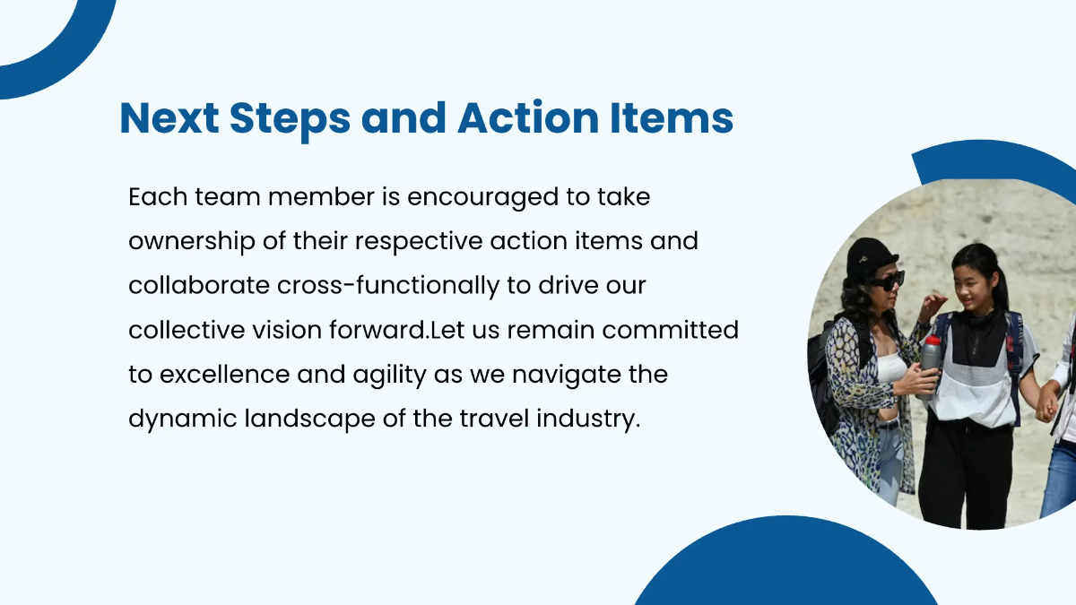 Free Travel Agency Agenda Presentation Template to Edit Online