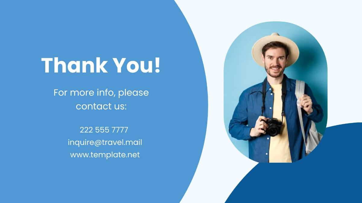 Free Travel Agency Agenda Presentation Template to Edit Online