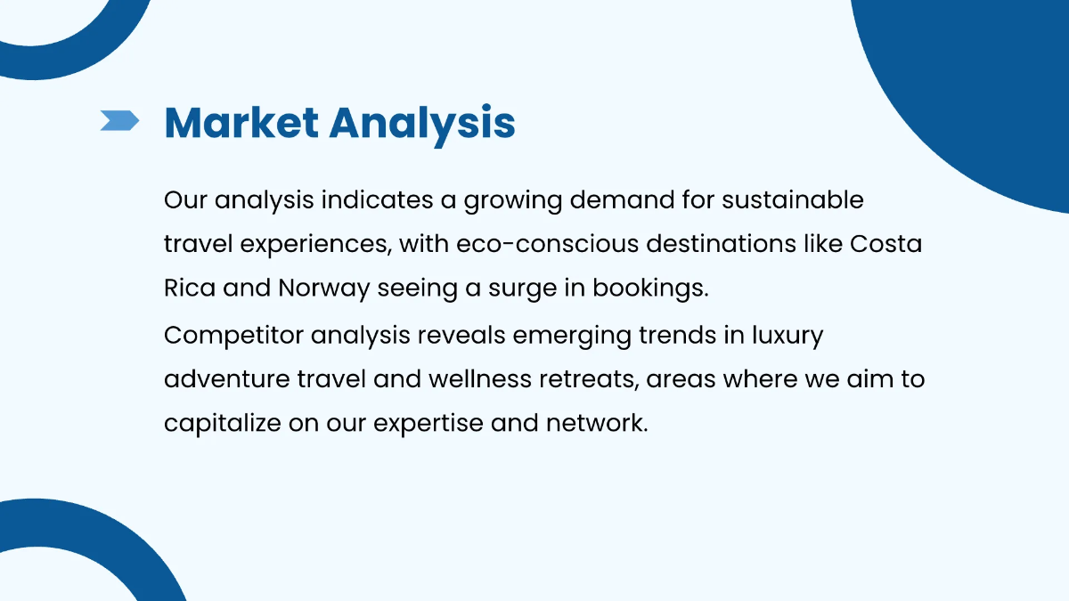 Free Travel Agency Agenda Presentation Template to Edit Online