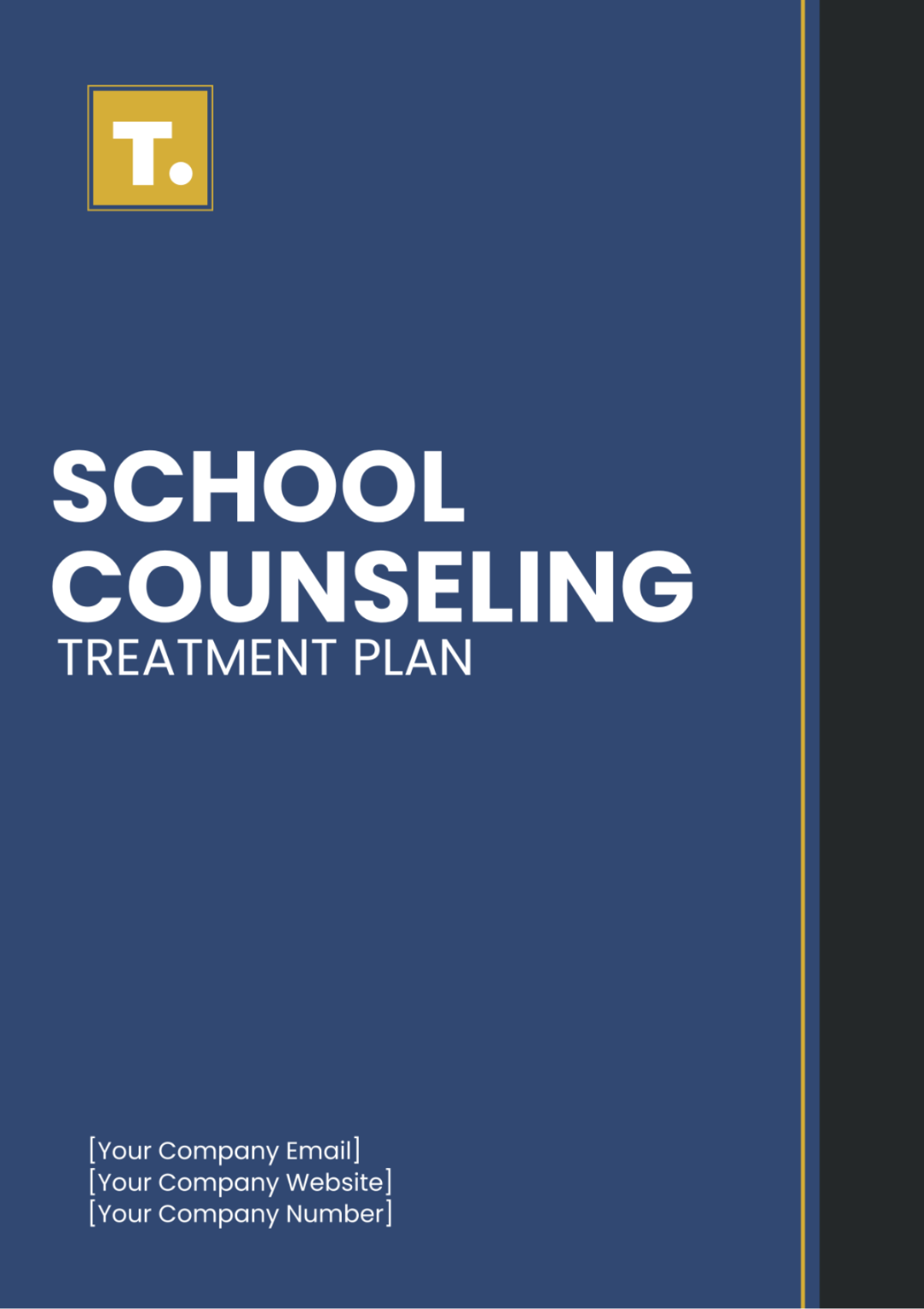 School Counseling Treatment Plan Template - Edit Online & Download