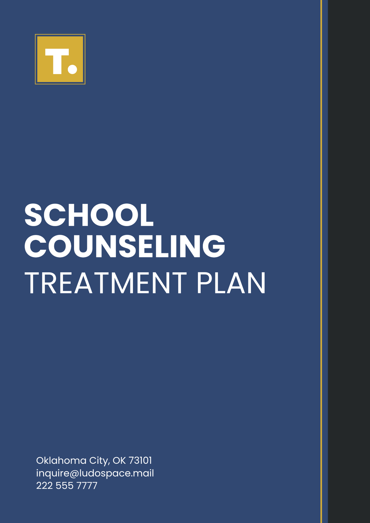 School Counseling Treatment Plan Template - Edit Online & Download