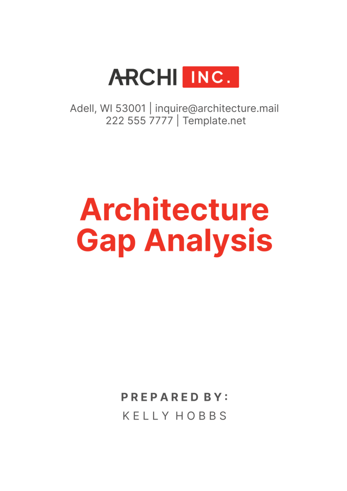 Architecture Gap Analysis Template - Edit Online & Download