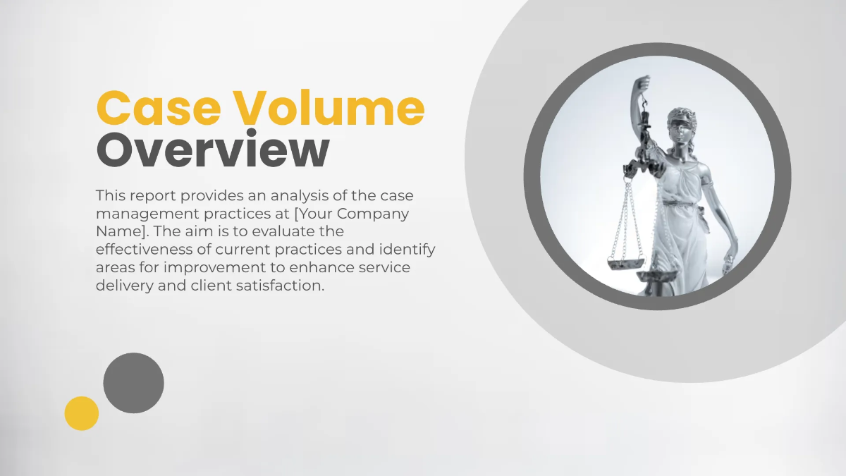 Free Law Firm Report Presentation Template to Edit Online