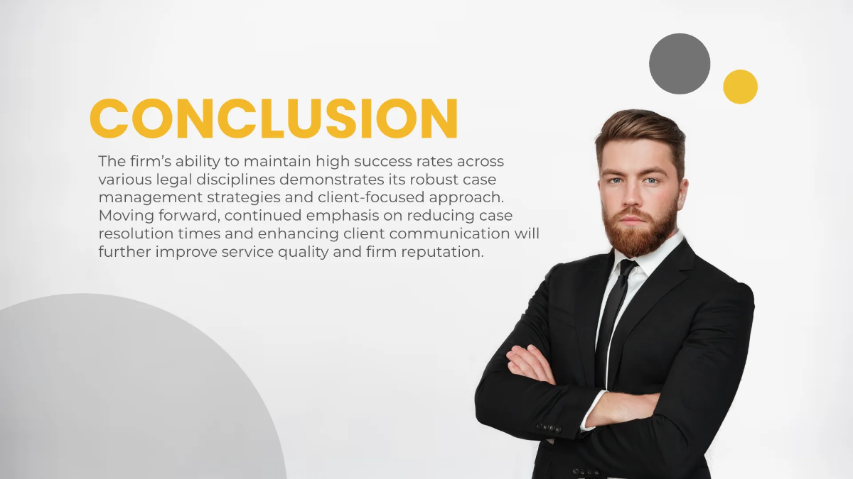 Free Law Firm Report Presentation Template to Edit Online