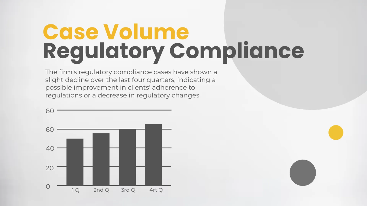 Free Law Firm Report Presentation Template to Edit Online