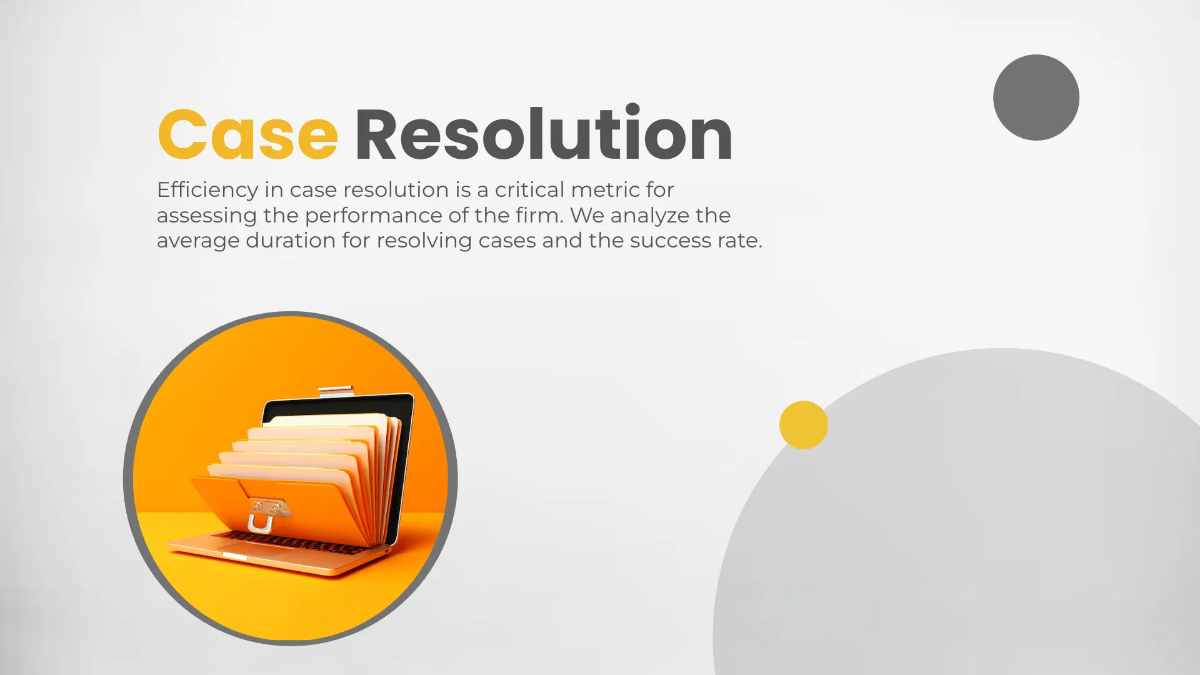 Free Law Firm Report Presentation Template to Edit Online