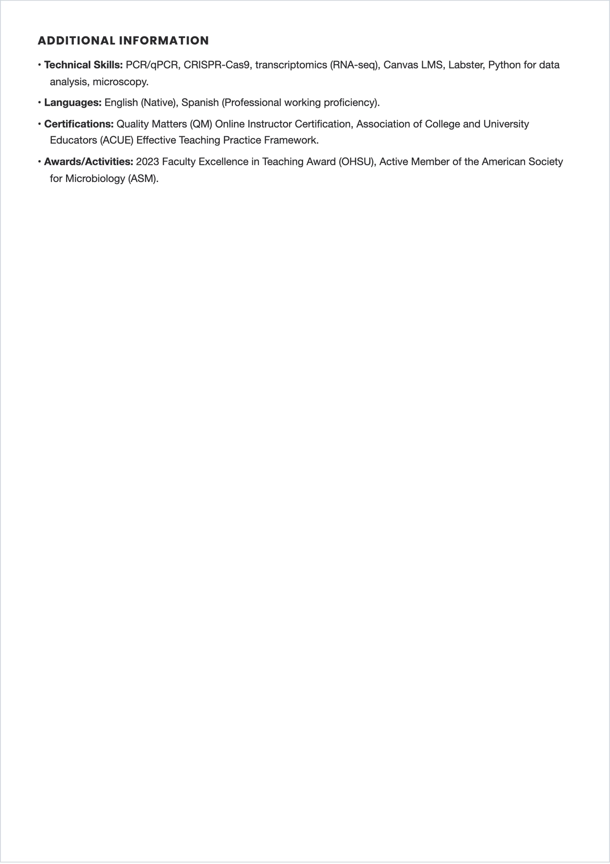 Free College Teacher ATS Resume Template, AI Resume Builder
