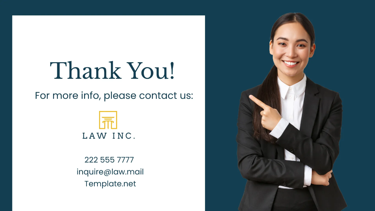 Free Law Firm Business Presentation Template to Edit Online