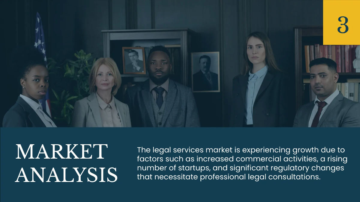 Free Law Firm Business Presentation Template to Edit Online