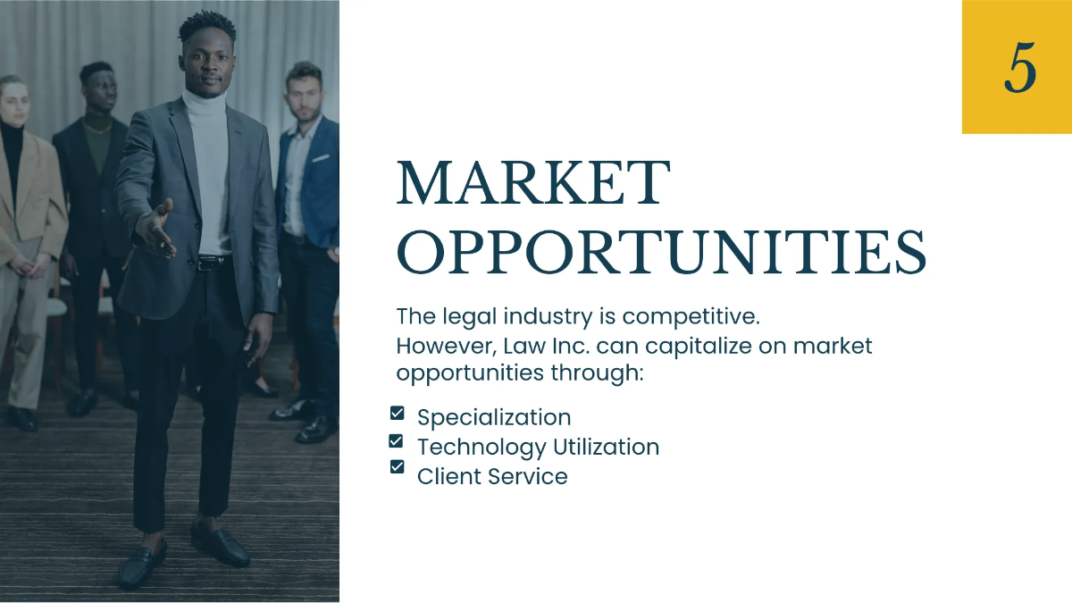 Free Law Firm Business Presentation Template to Edit Online