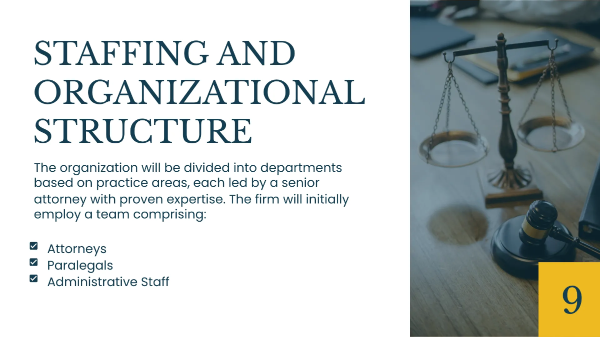 Free Law Firm Business Presentation Template to Edit Online