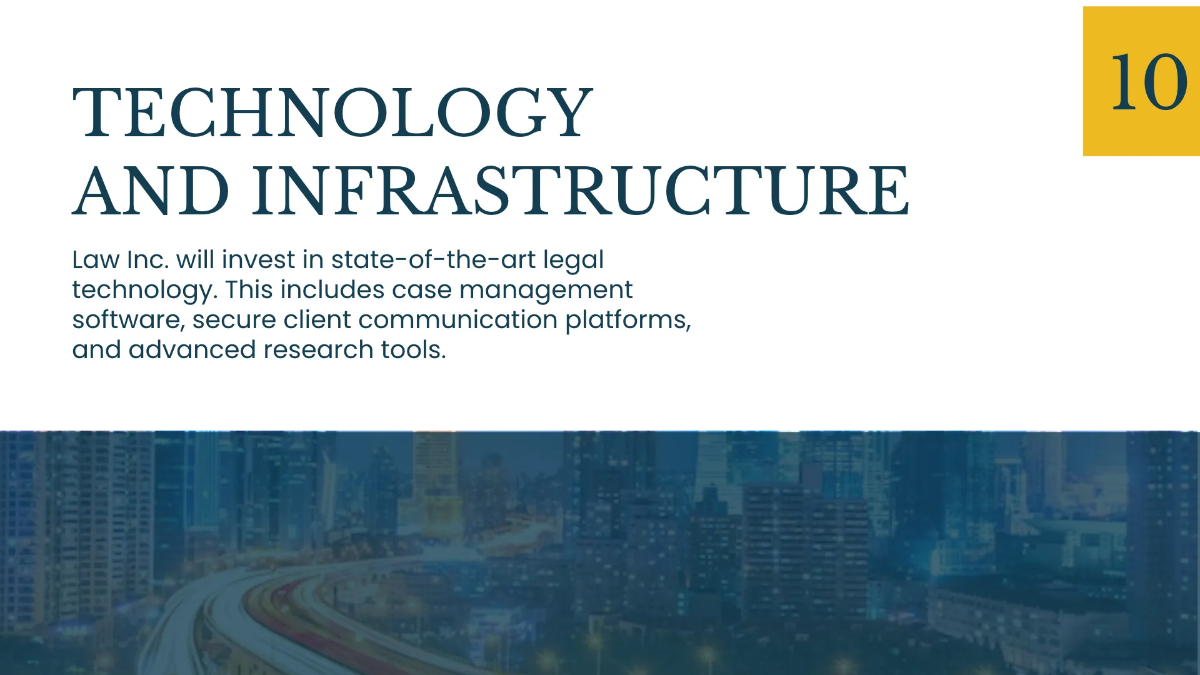 Free Law Firm Business Presentation Template to Edit Online