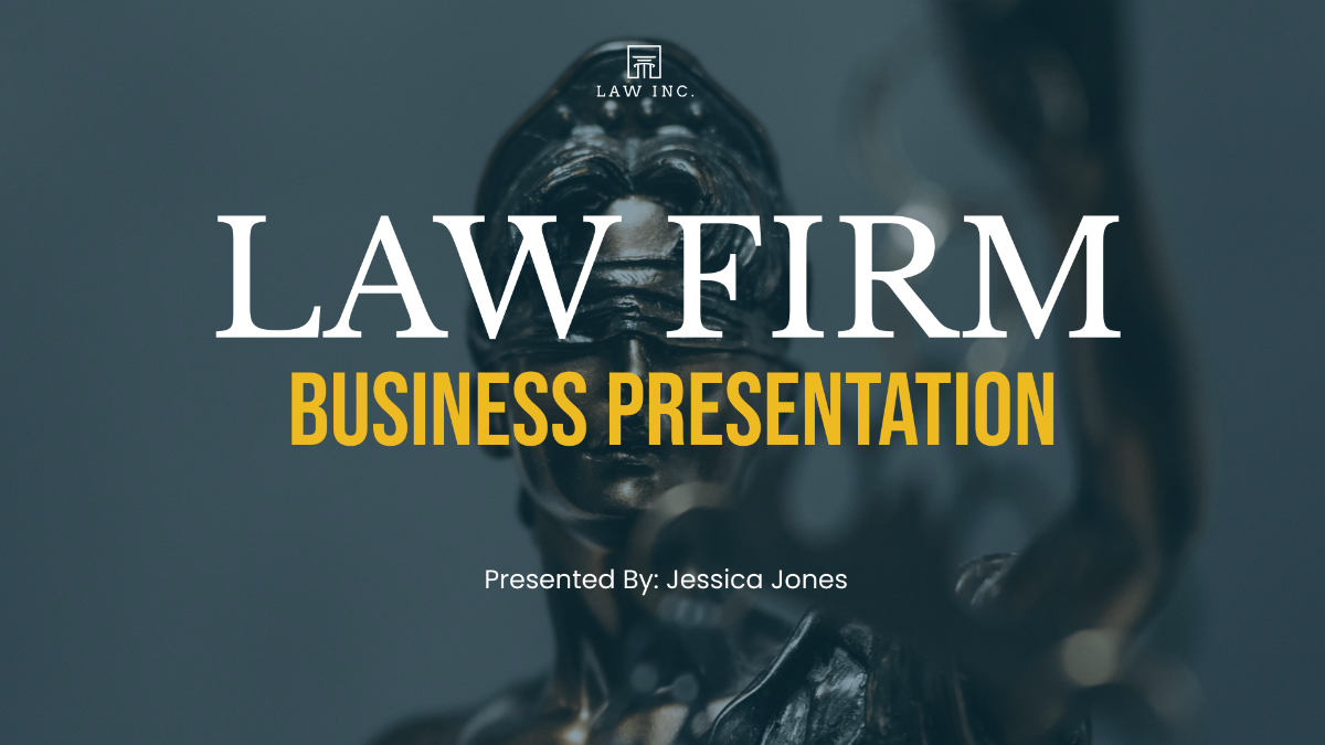 Law Firm Business Presentation
