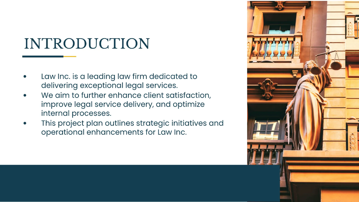 Free Law Firm Project Presentation Template to Edit Online