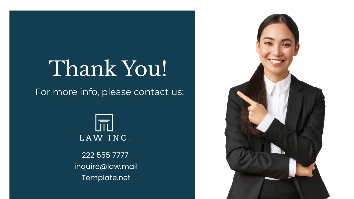 Free Law Firm Project Presentation Template to Edit Online